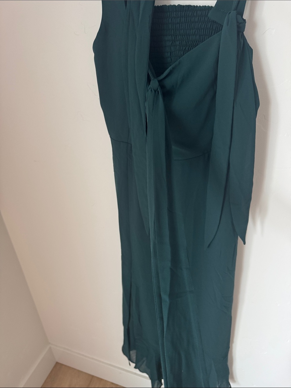 Show Me Your Mumu Claire Midi Dress Emerald Green Wedding Guest Bridesmaid XL - Picture 9 of 14